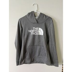 The North Face Gray Pullover Hoodie Sweatshirt - Women's Medium